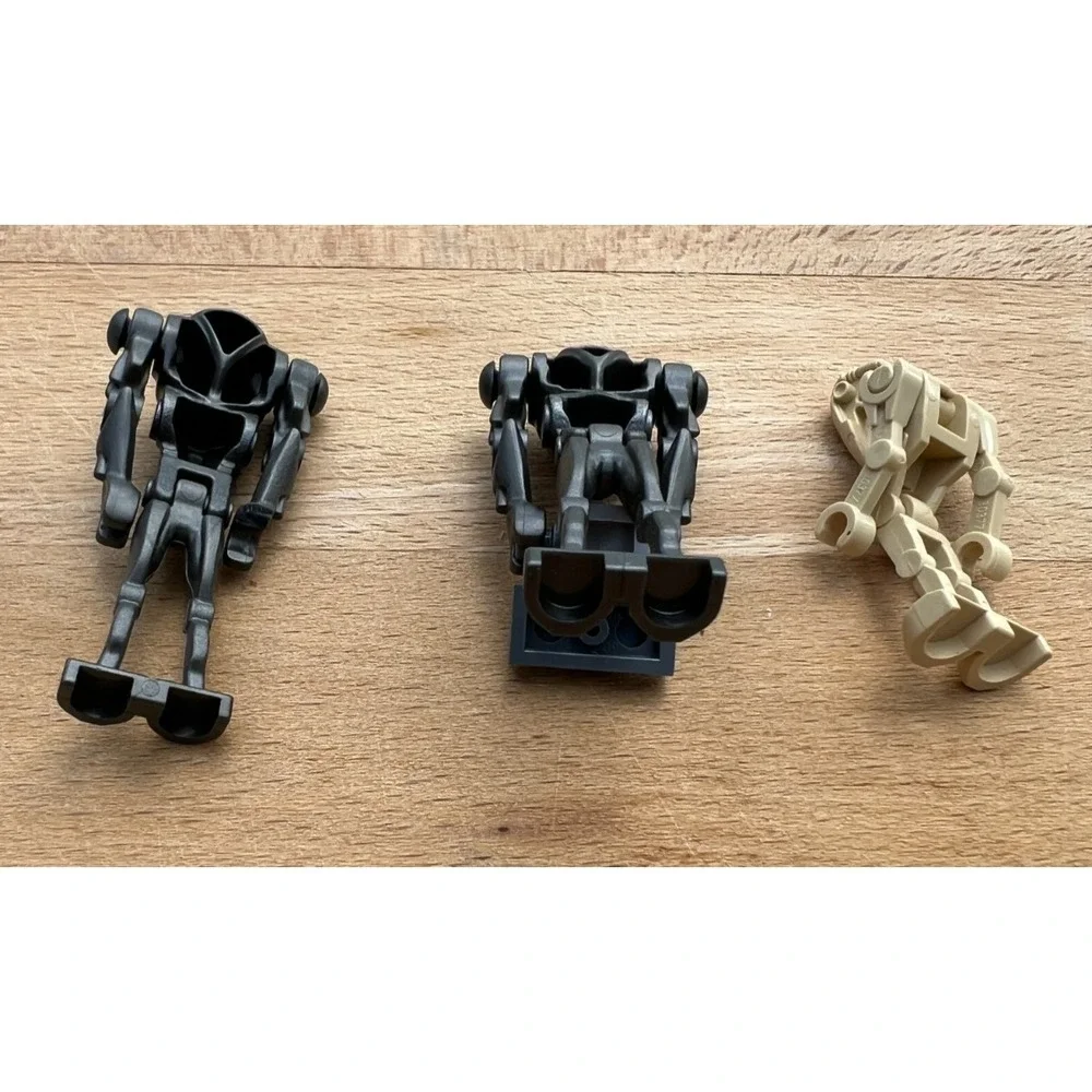 LEGO Star Wars Battle Droids Lot of 3 Super Battle Droid & Tan B1 Minifigures